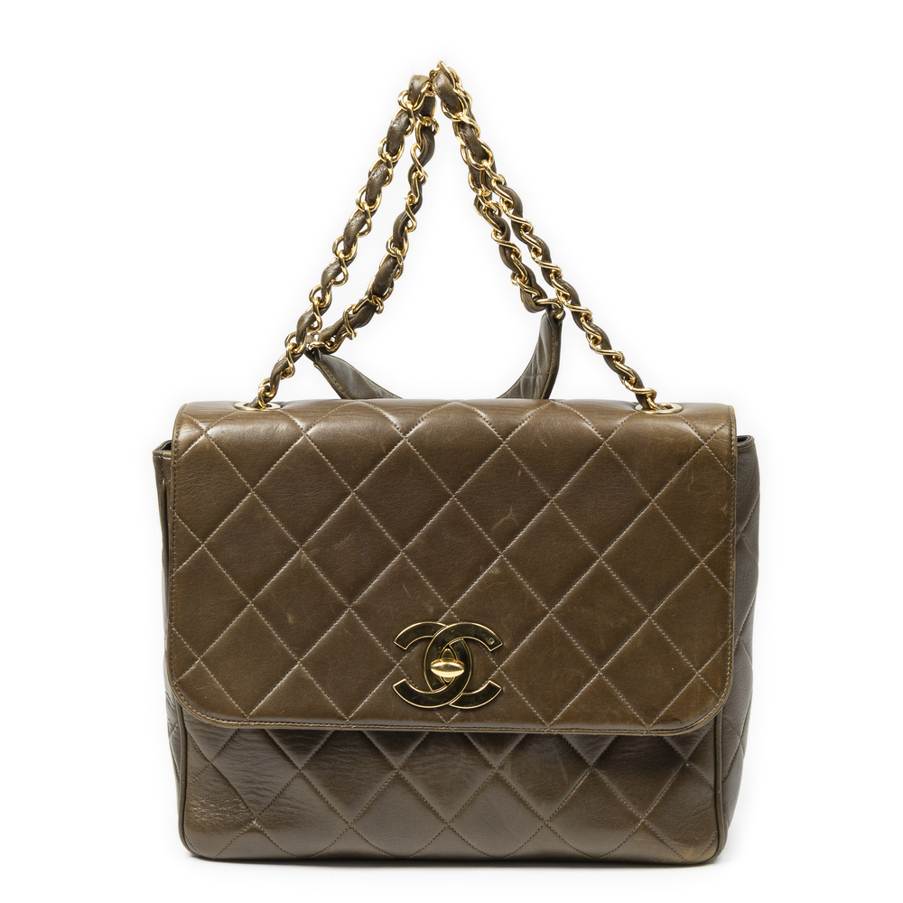 Chanel CC XL Jumbo Square Flap